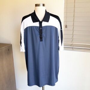 Elevate Sport Standard Aero blue/white polo shirt